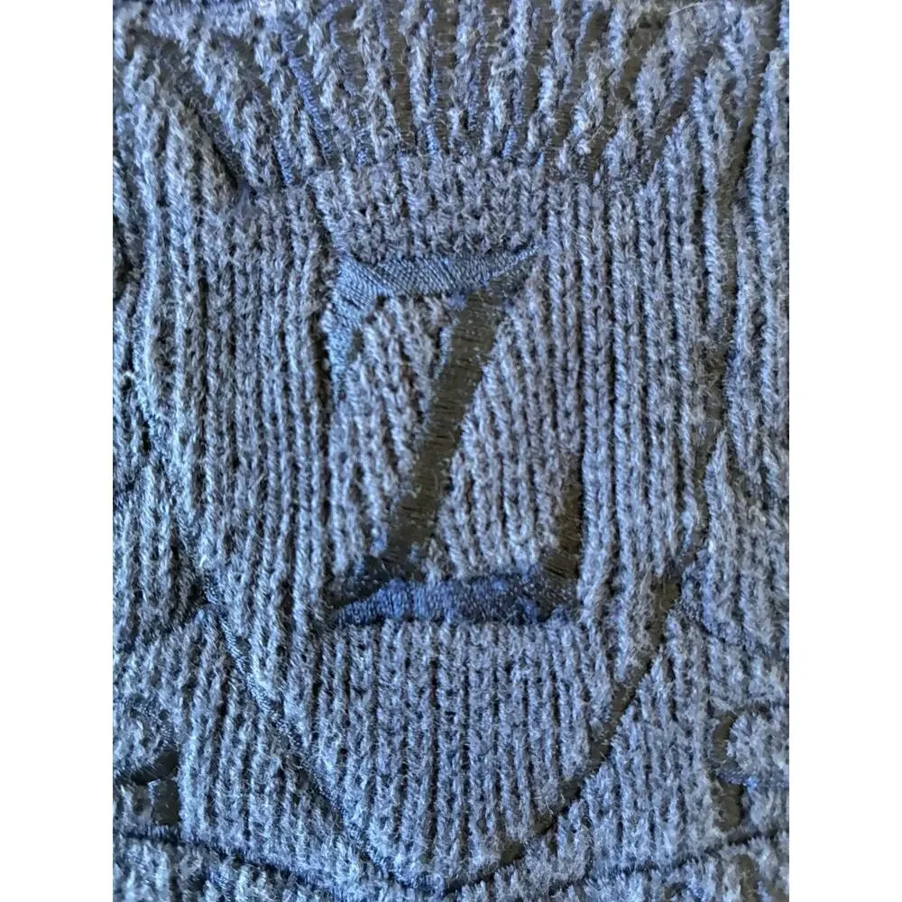 Vintage 80s Z Cavaricci Mens Knit Sweater Fisherman Embroidered Monogram Crest L
