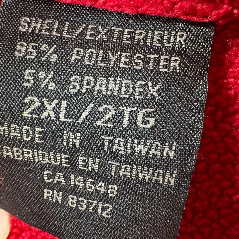 SDI Golf Pullover Mens 2XL Vintage Portland Course Red 1/4 Zip Dadcore Patch VTG