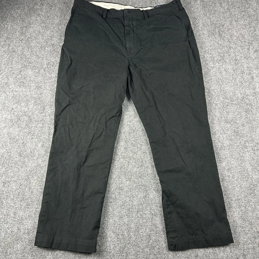 Polo‎ Ralph Lauren Pants Mens 40x30 Black Classic Fit Polo Chino Dress Casual
