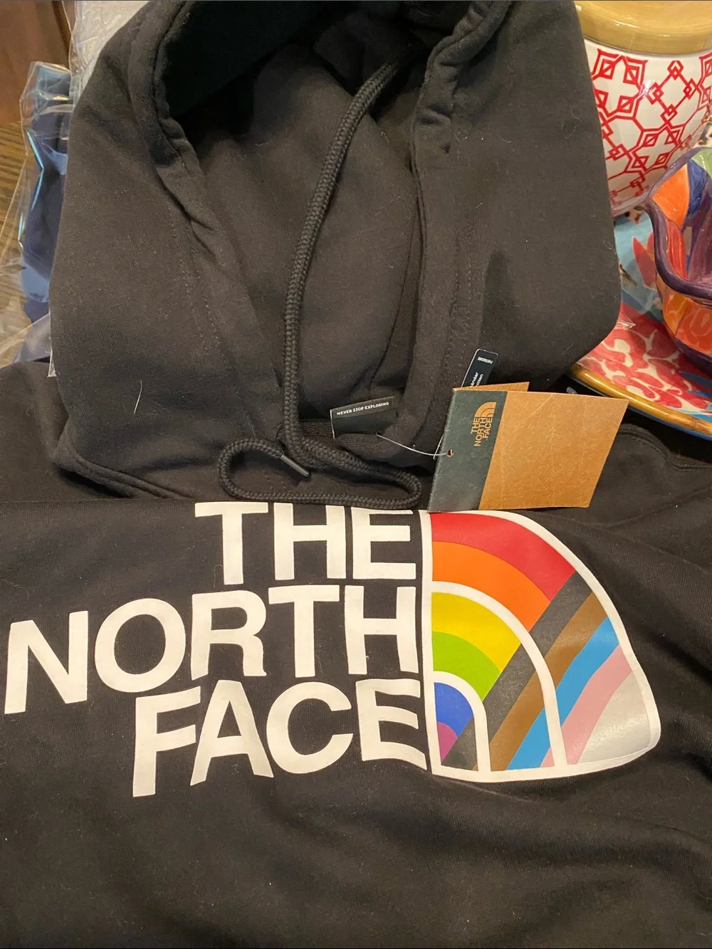 The North Face heavy black