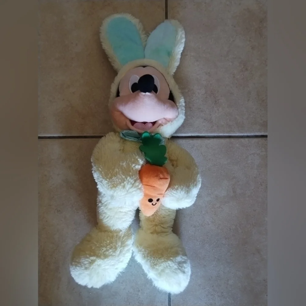 DISNEY STORE MICKEY‎ MOUSE PLUSH EASTER BUNNY 18