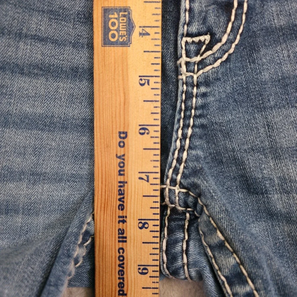 Vigoss‎ Jeans Womens 4 The New York Capri Low Rise Y2K Medium Wash Denim Stretch