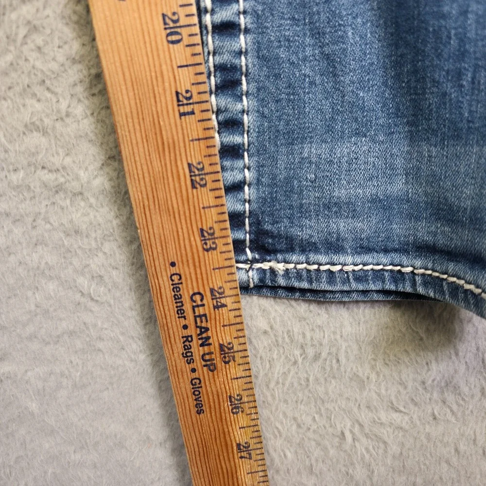Vigoss‎ Jeans Womens 4 The New York Capri Low Rise Y2K Medium Wash Denim Stretch