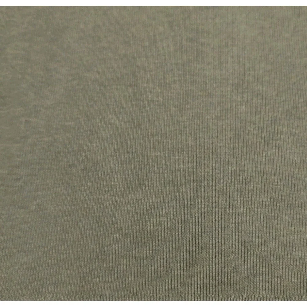 LL Bean Quarter Zip Pullover‎ Sweater Men's Large Green Cotton Made in Peru