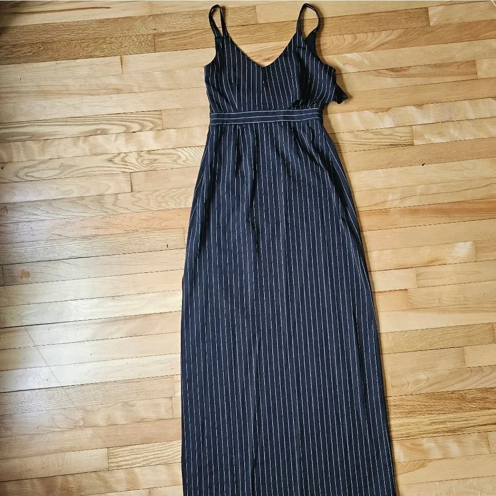 Haute Monde black pinstripes