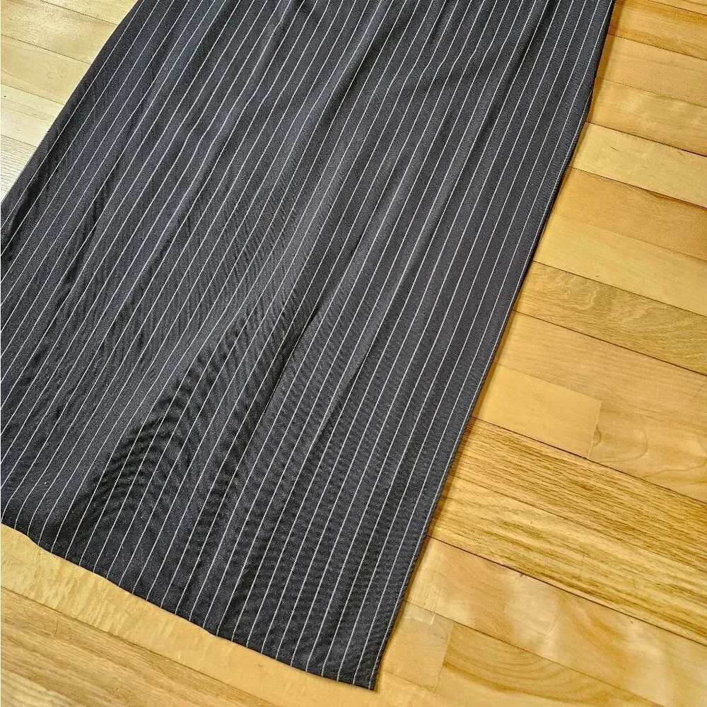 Haute Monde black pinstripes