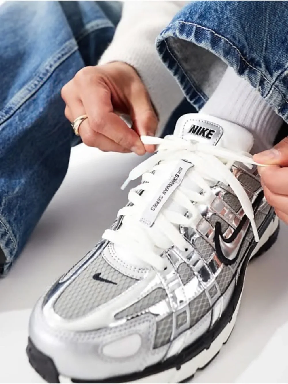 Nike P-6000 Metallic Silver