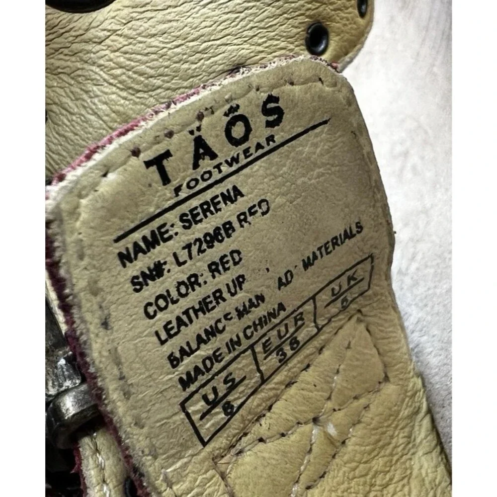 Taos Footwear worn few