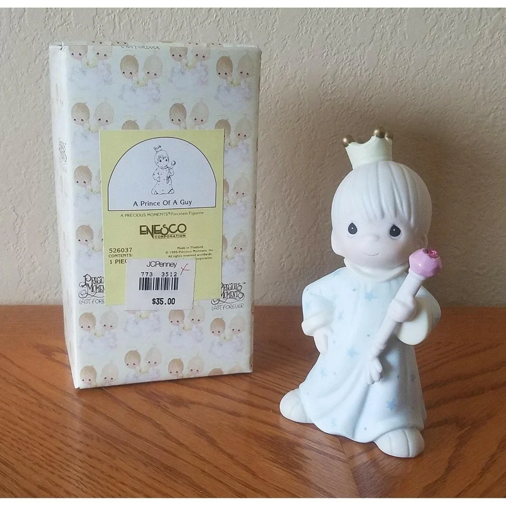 Enesco Precious Moments Figurine - A Prince Of A Guy (1995)