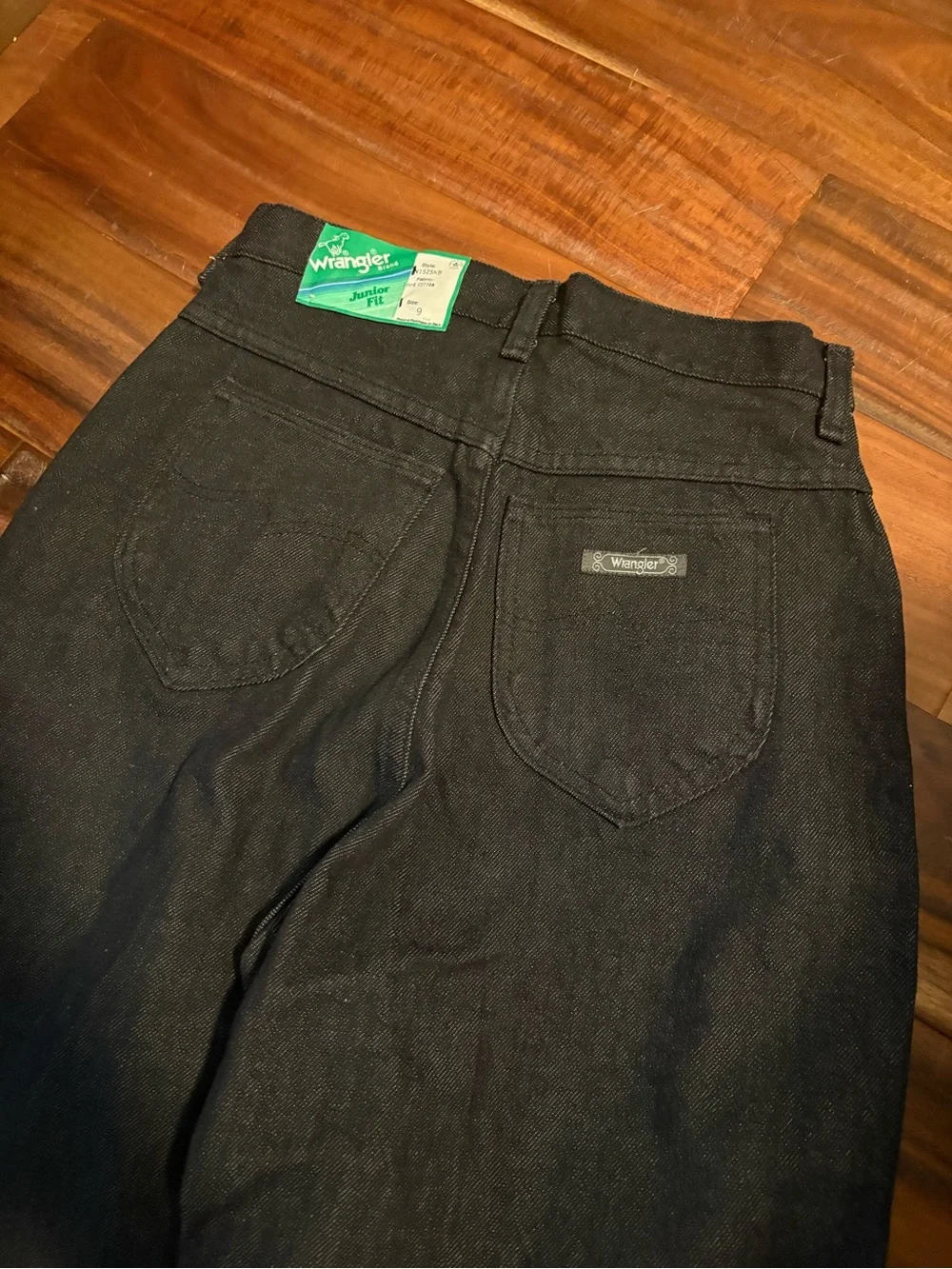 Vintage Wrangler Dark‎ Wash High Rise Jeans NWT Junior Fit Size 9 USA (0813)