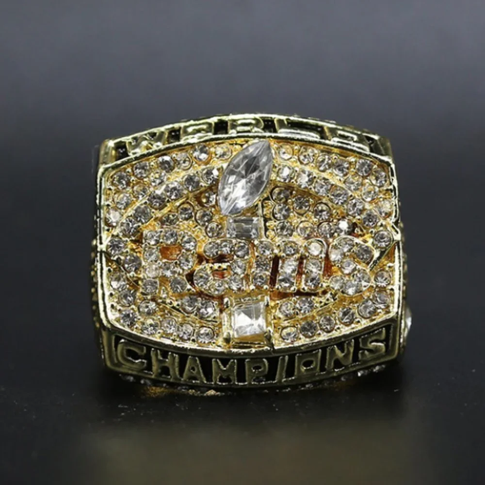 St Louis Rams Championship Ring 1999 Fan‎ Edition Los Angeles Rams Gold