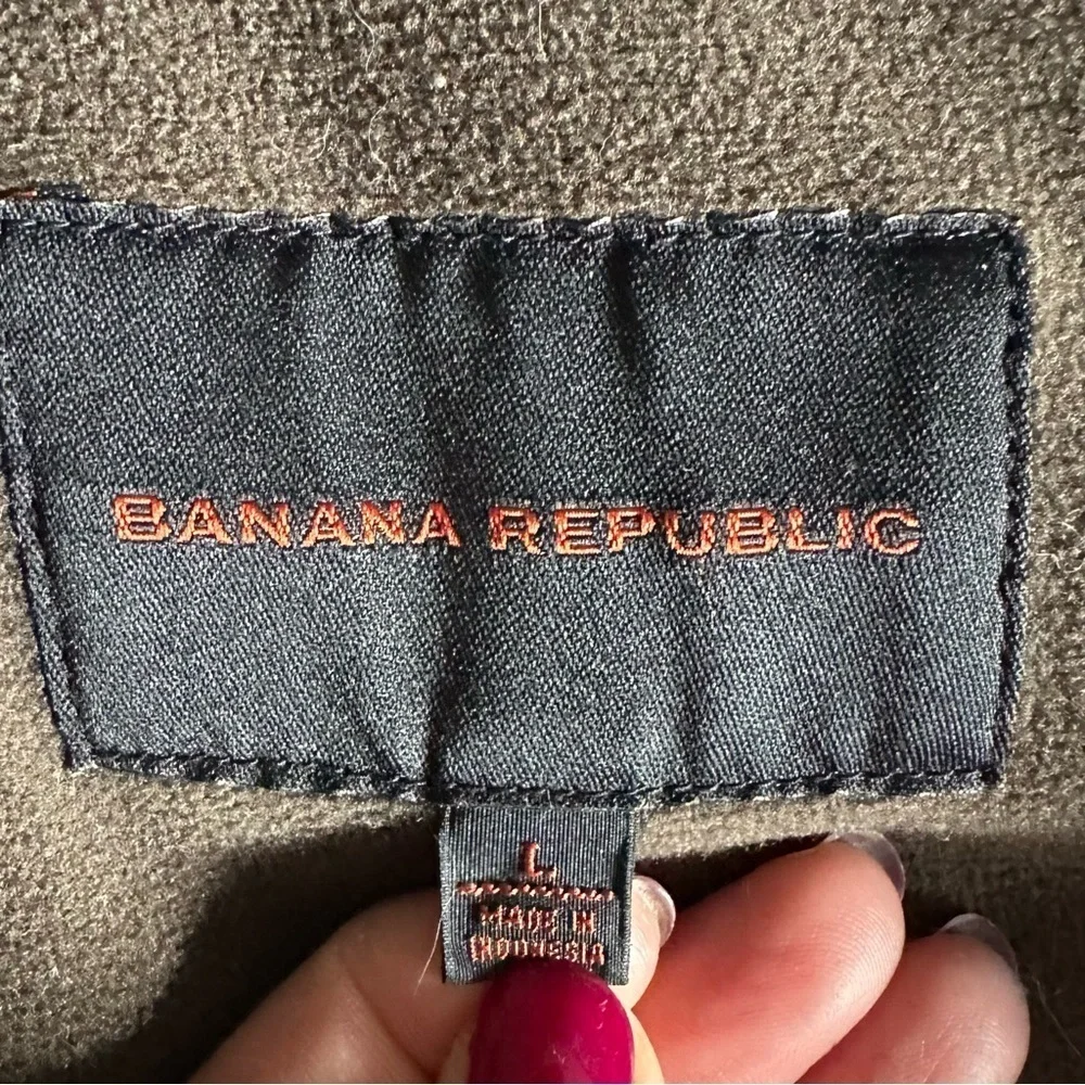 Banana Republic suede zip