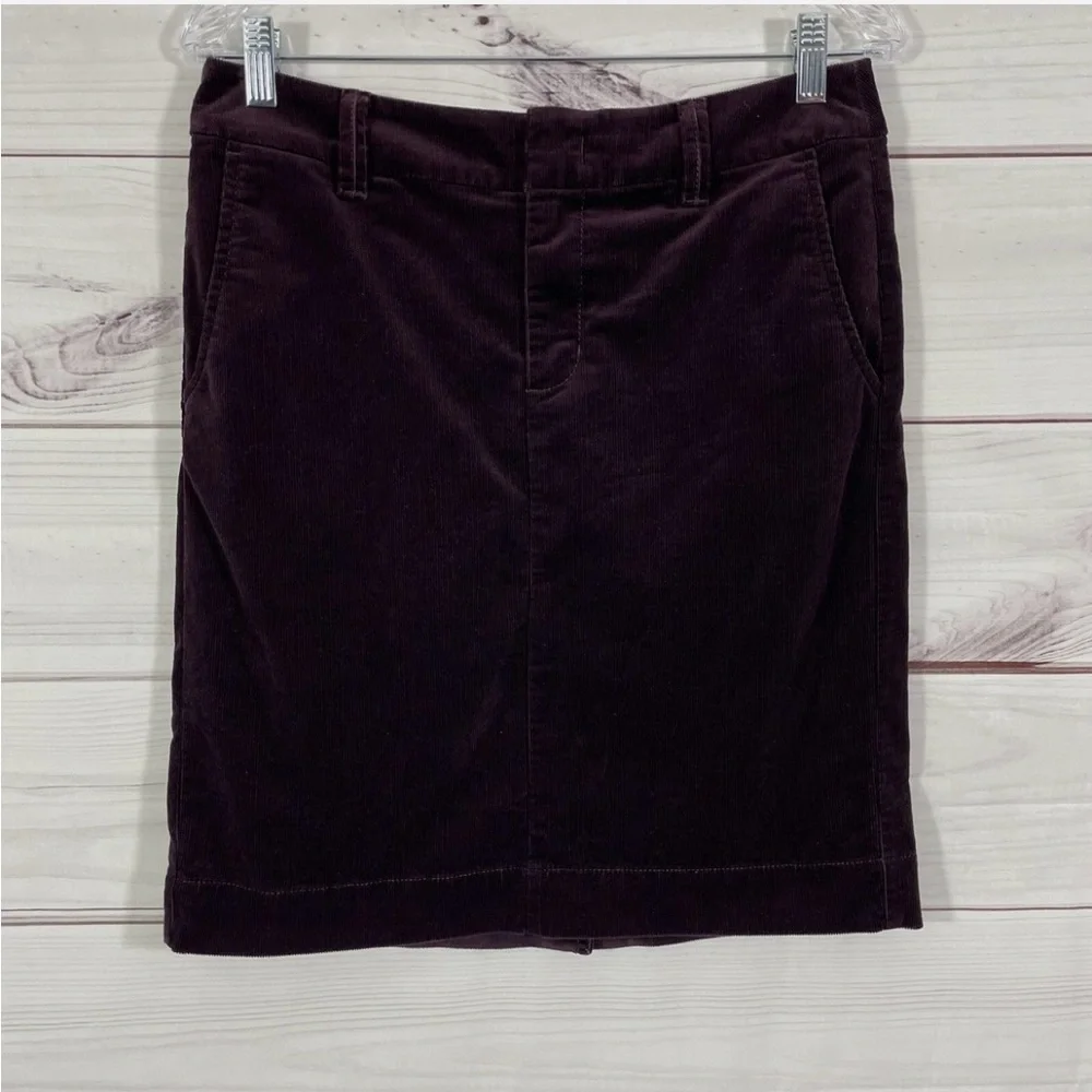 Eddie Bauer Rich Purple Pencil Skirt