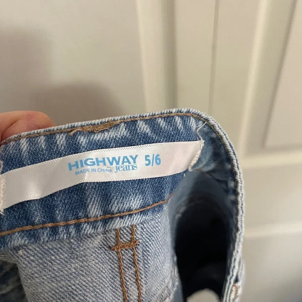 Highway Jeans are waist highway