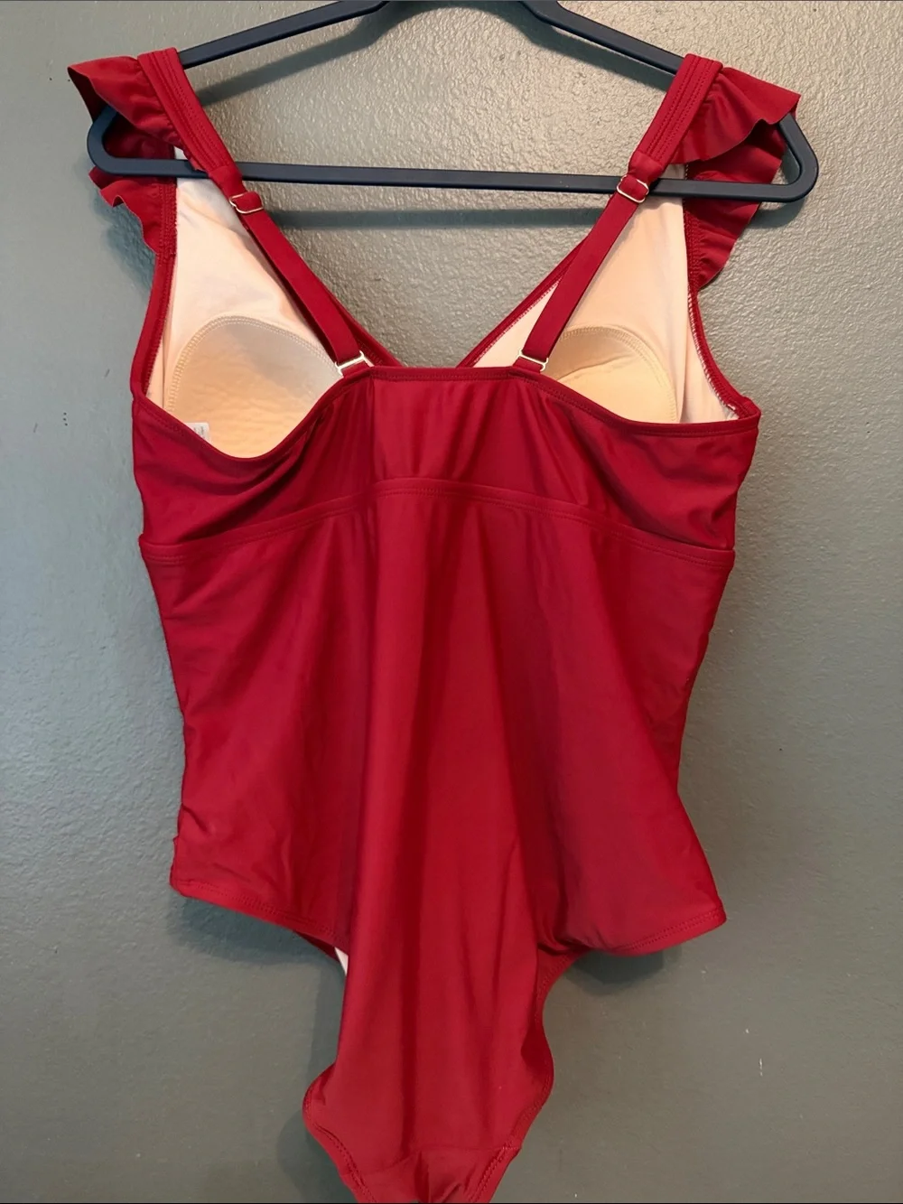 Kona Sol Ruffled Ruched One Piece
