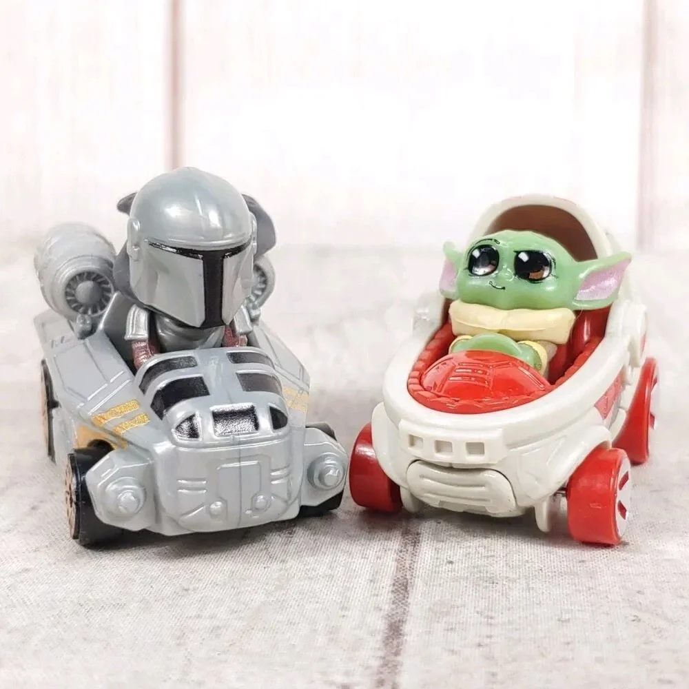 Hot Wheels Racer Verse - STAR WARS The Mandalorian & Grogu Baby Yoda - Cars Toys