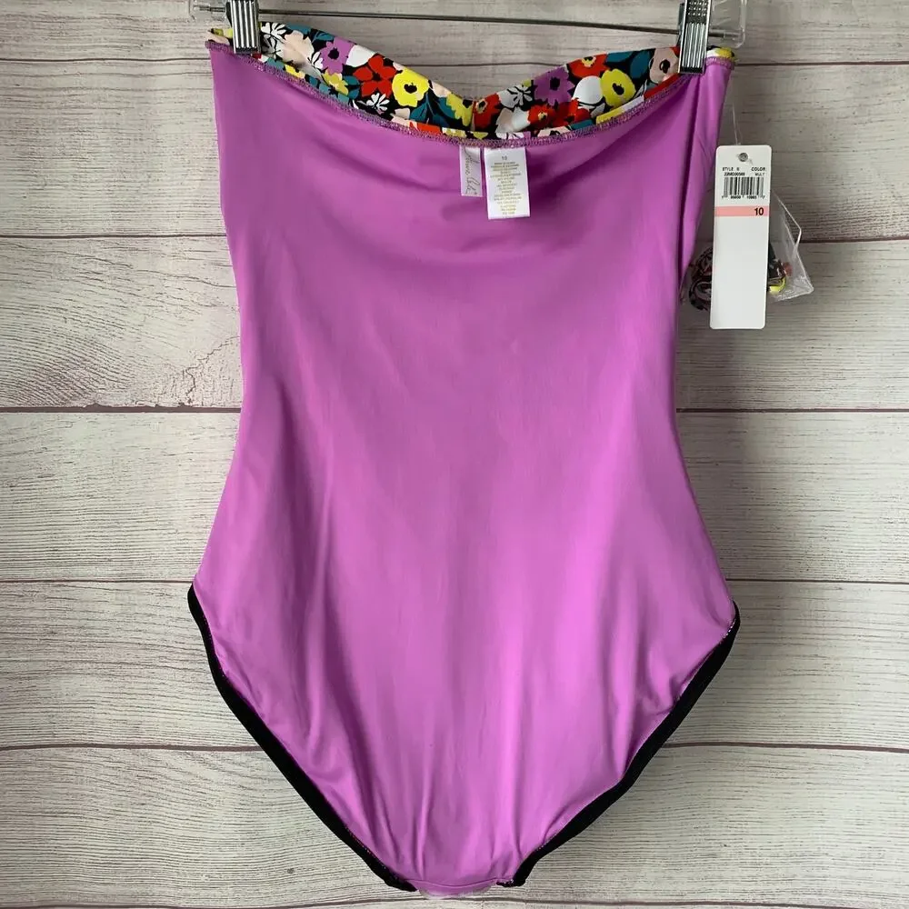 Anne Cole black multi