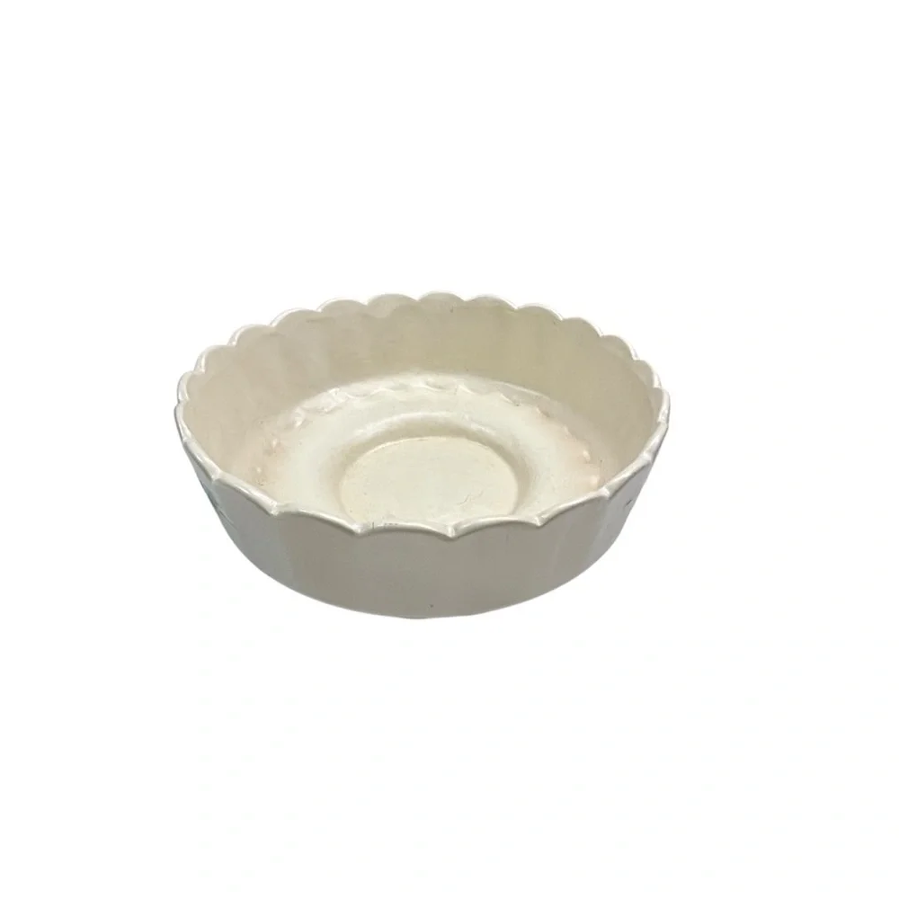 Vintage McCOY Pottery Grapevine Scalloped Bowl Flower Planter Pot Dish MCM Large