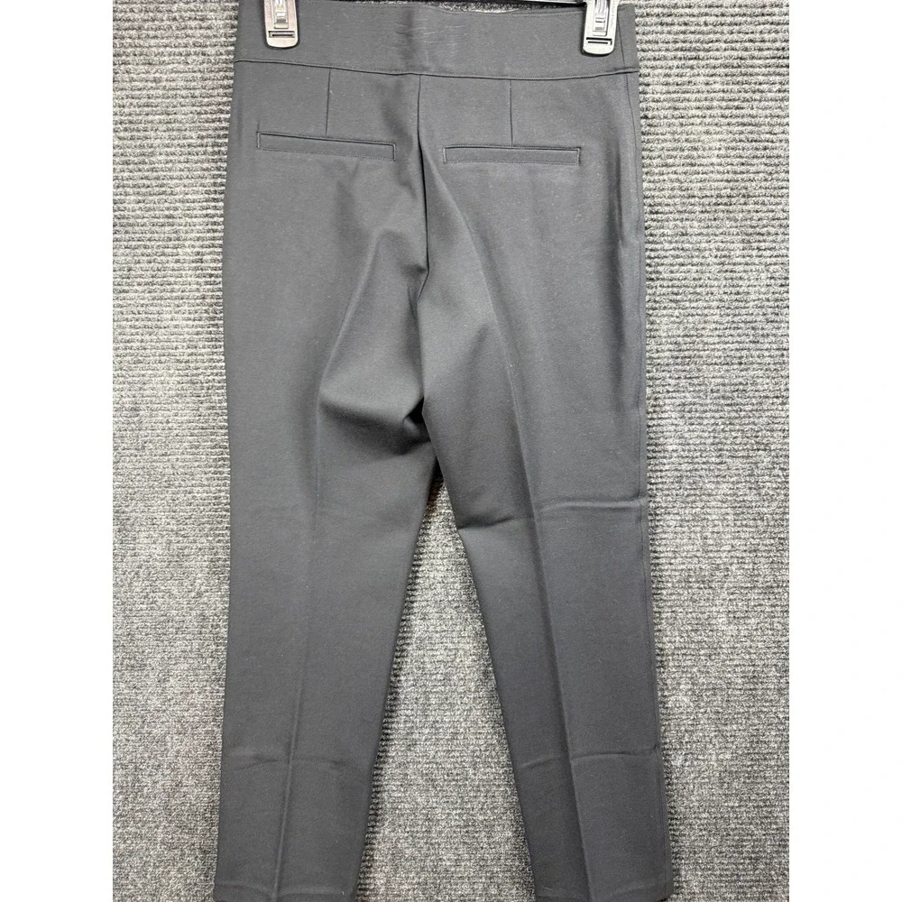 Spanx The Perfect Pant Slim Straight Black Petite Small NWT Pull On Ponte