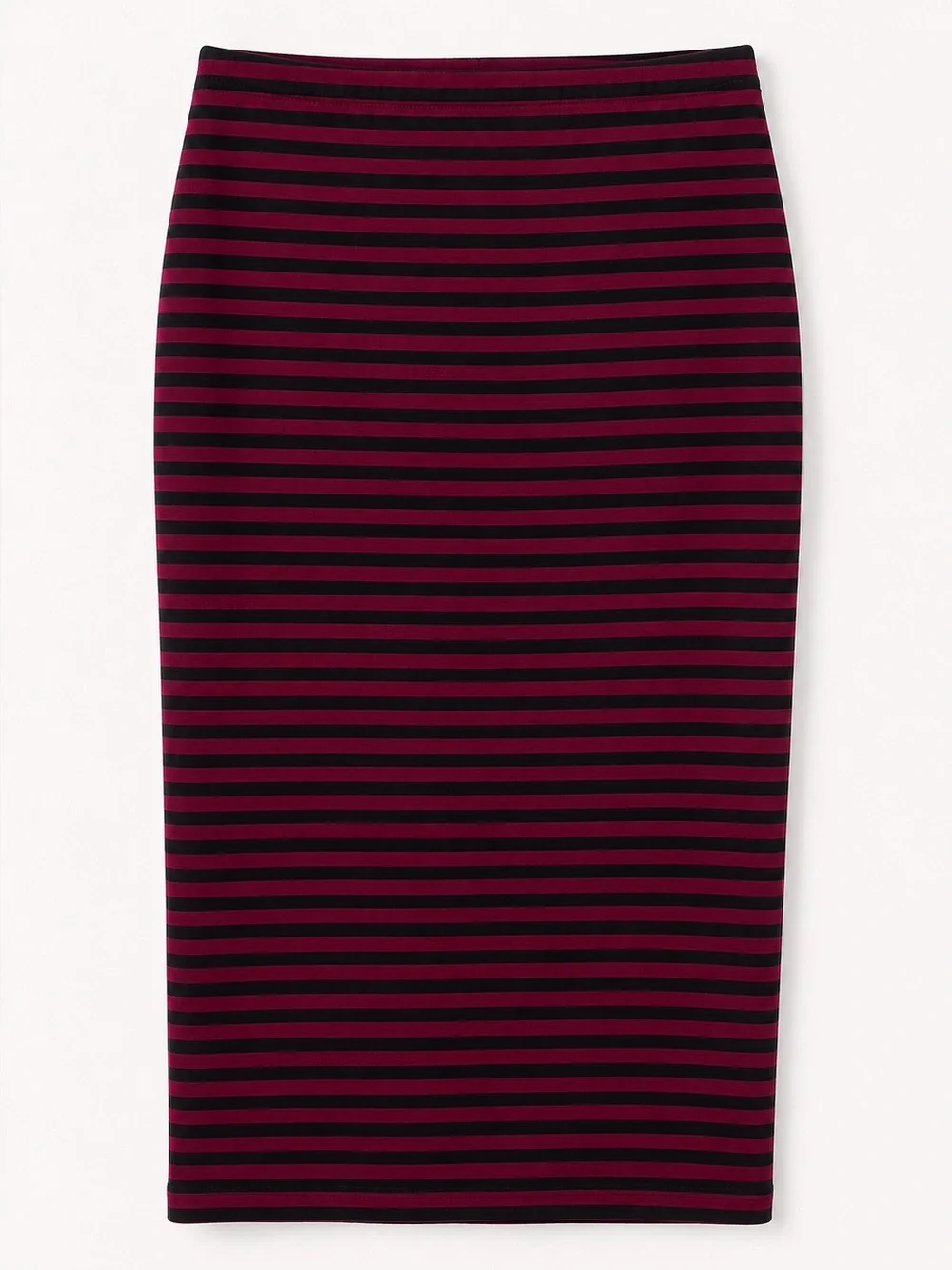 Forever 21 Striped Midi Pencil Skirt Medium M