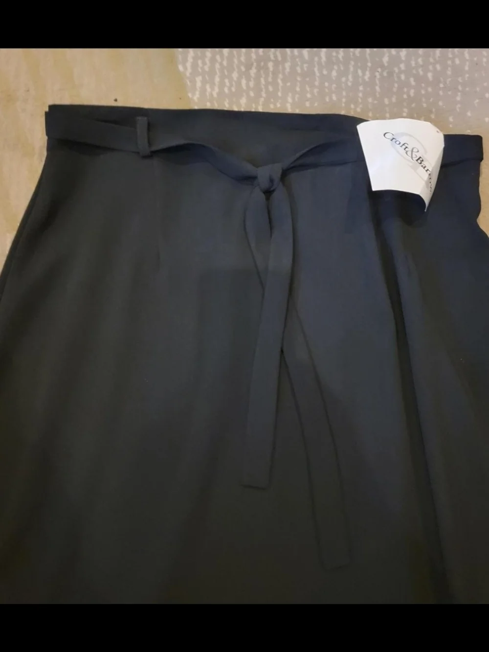 croft & barrow Black Skirt with Slit