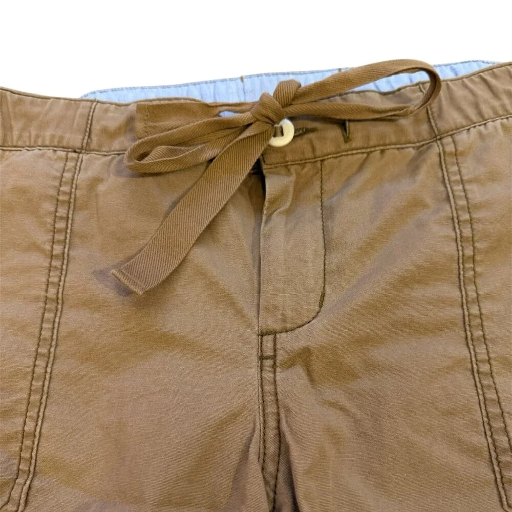 Lands' End Drawstring Khaki Chino Shorts