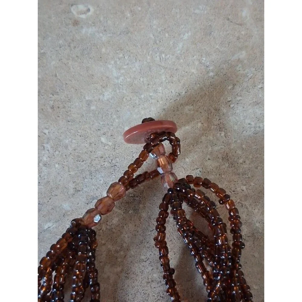 Fashion Jewelry brown iridescent