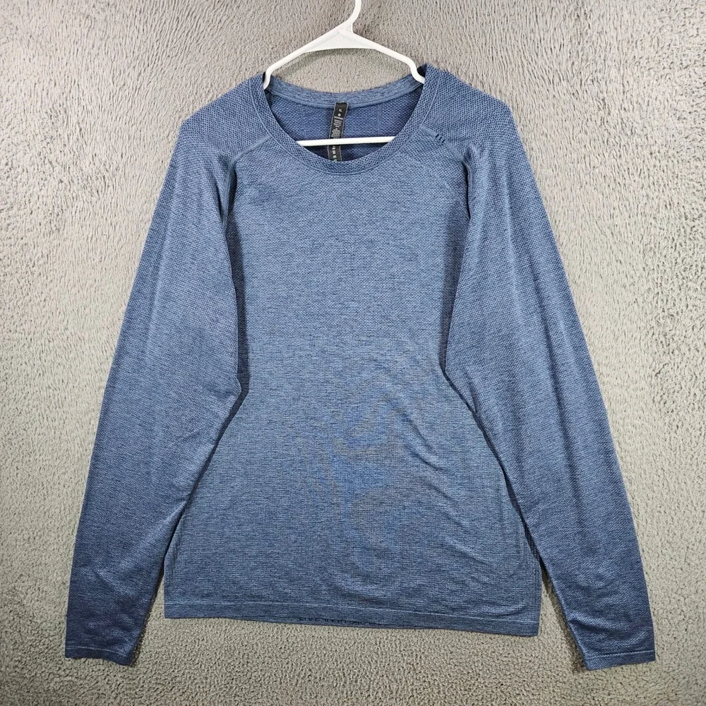 Lululemon Metal Vent Tech Long Sleeve 2.0 Shirt Mens‎ XL Blue Heather Training