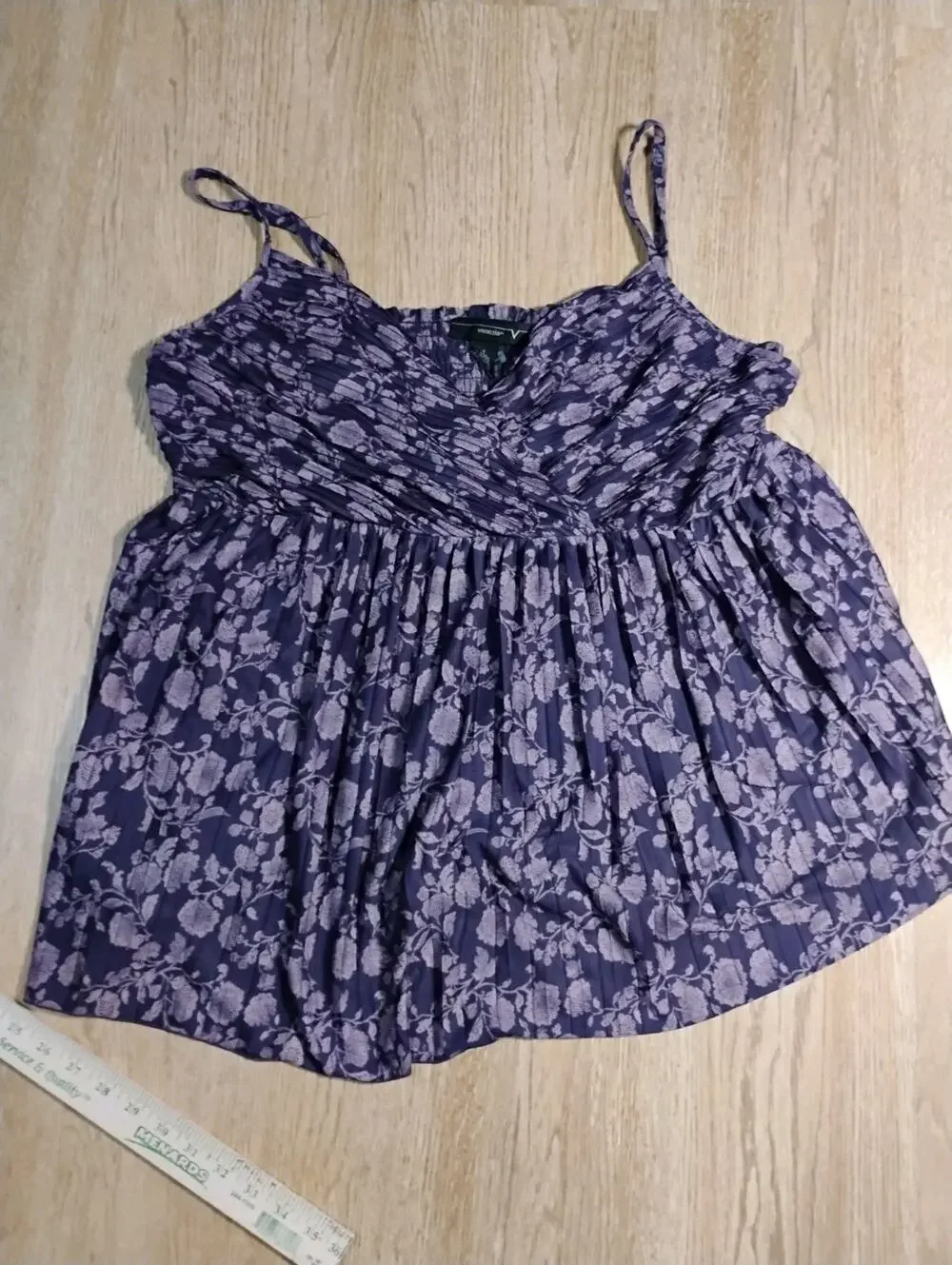Venezia 18/20 1X Purple Smocked Tank