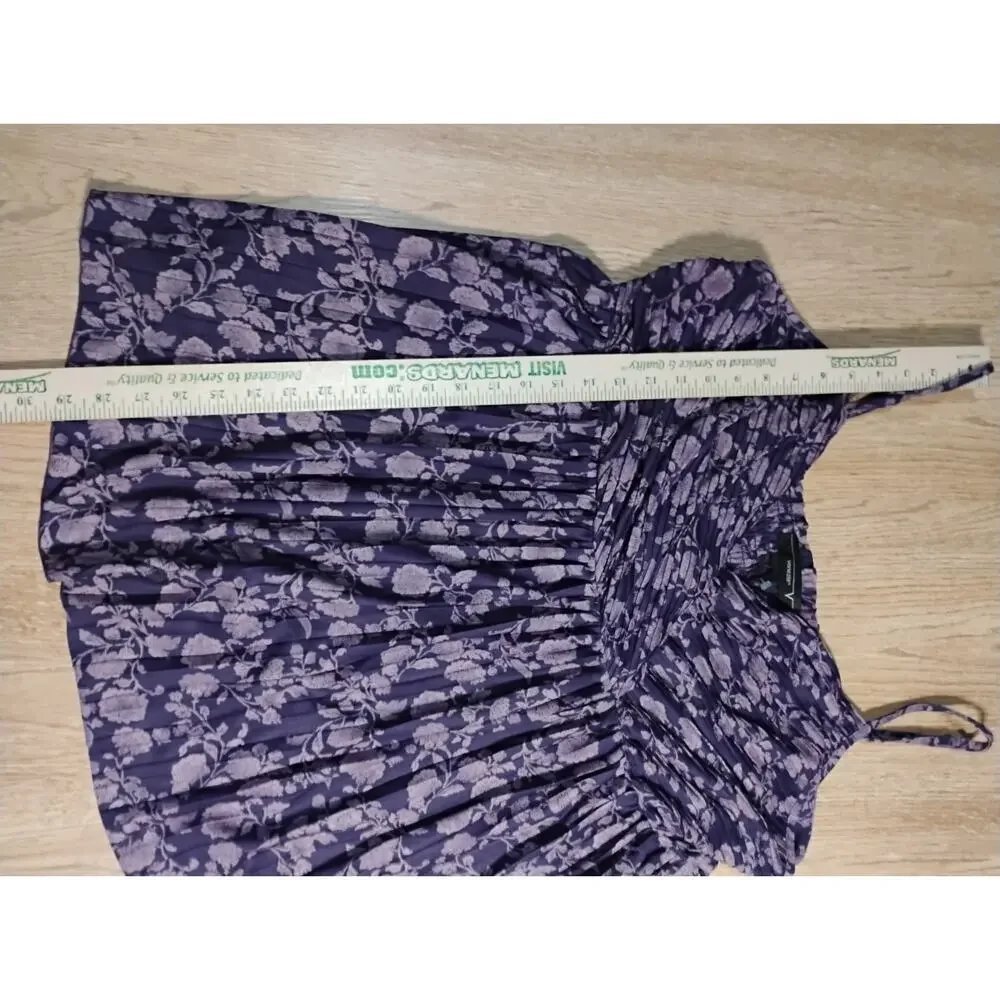 Venezia 18/20 1X Purple Smocked Tank