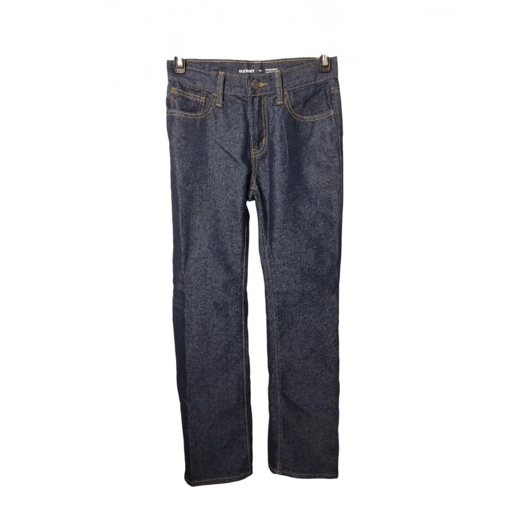 Old Navy Jeans Boys Built Tough Size 10 Straight Dark Wash