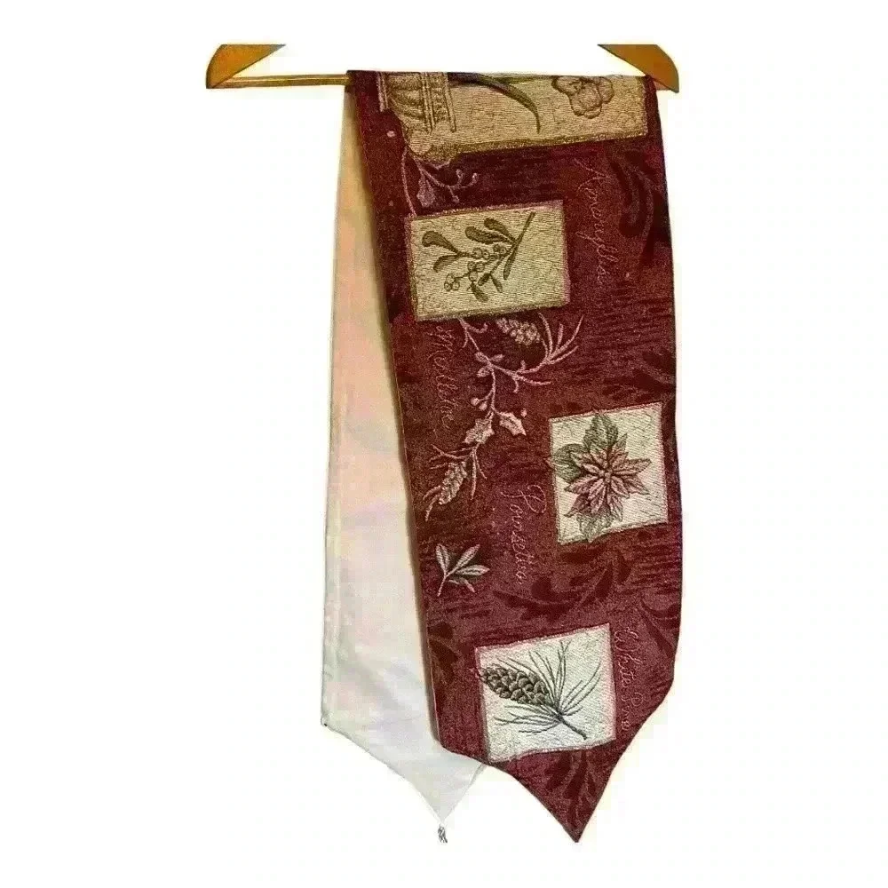 N/A woven runner viscose