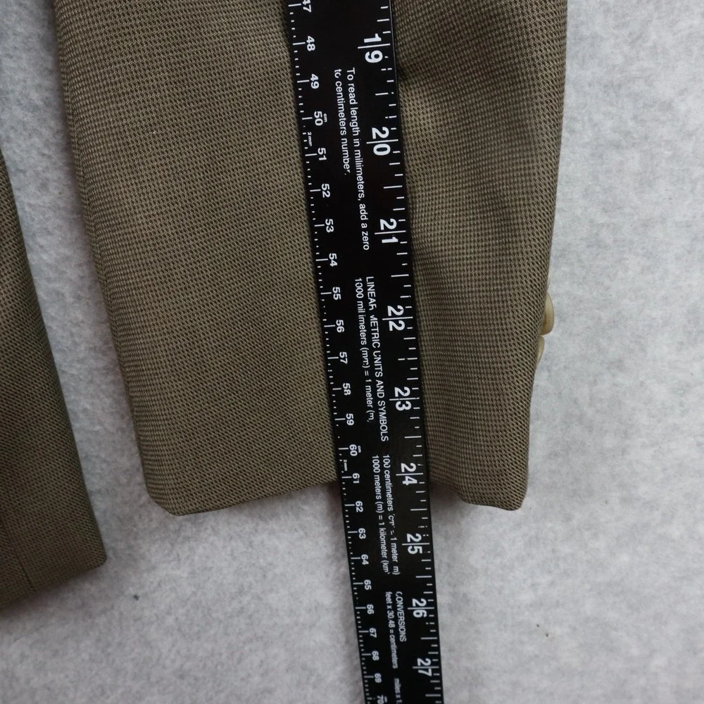 Kenneth Cole Reaction Blazer Mens 40S 2-Button Suit Jacket Coat Business‎ Brown