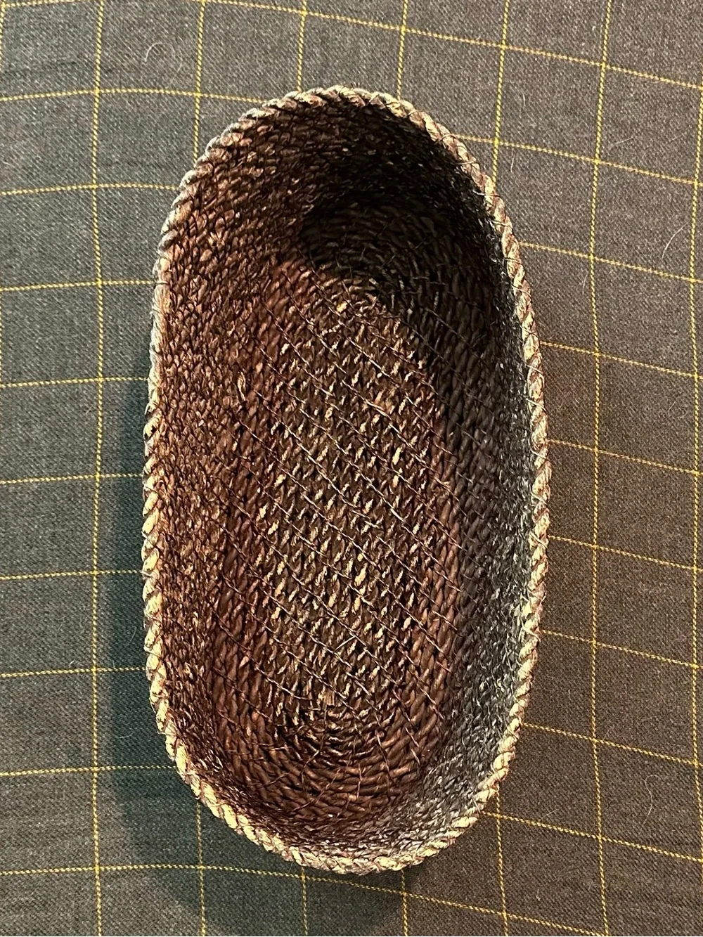 Woven basket • slightly flexible • natural material