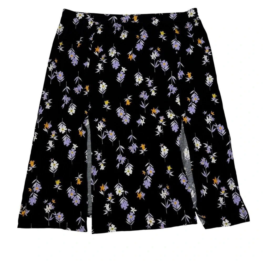 Lane Bryant Floral Midi Skirt size‎ 26/28