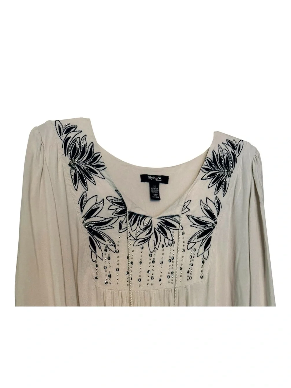 Style & Co. wear tied tassel