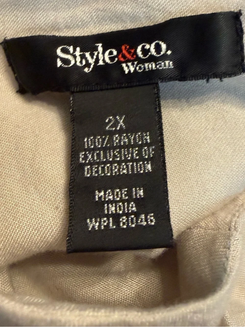Style & Co. beautifully subtle relaxed