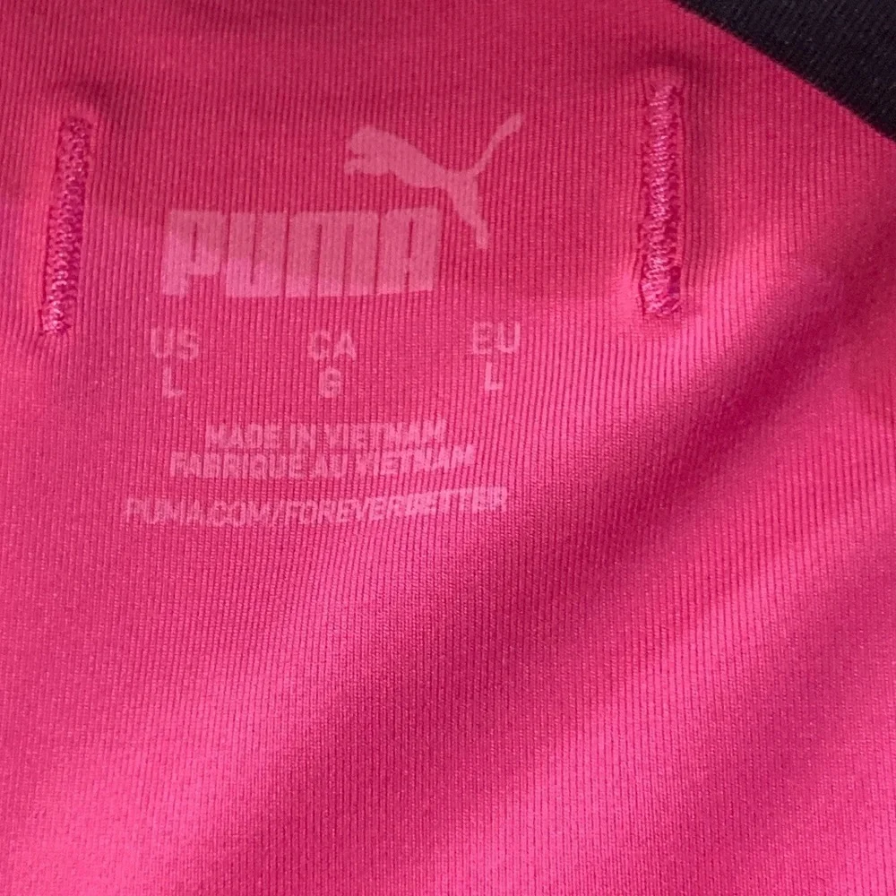 Puma Lemlem pink crop tank in size Large.Brand new. NWT. Pink workout top