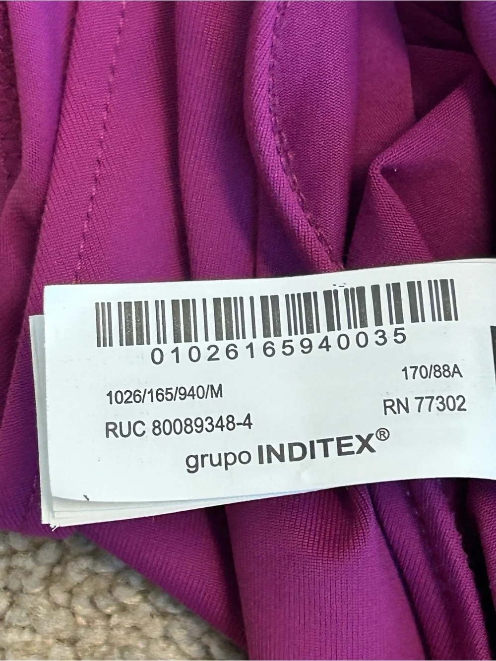Zara magenta off