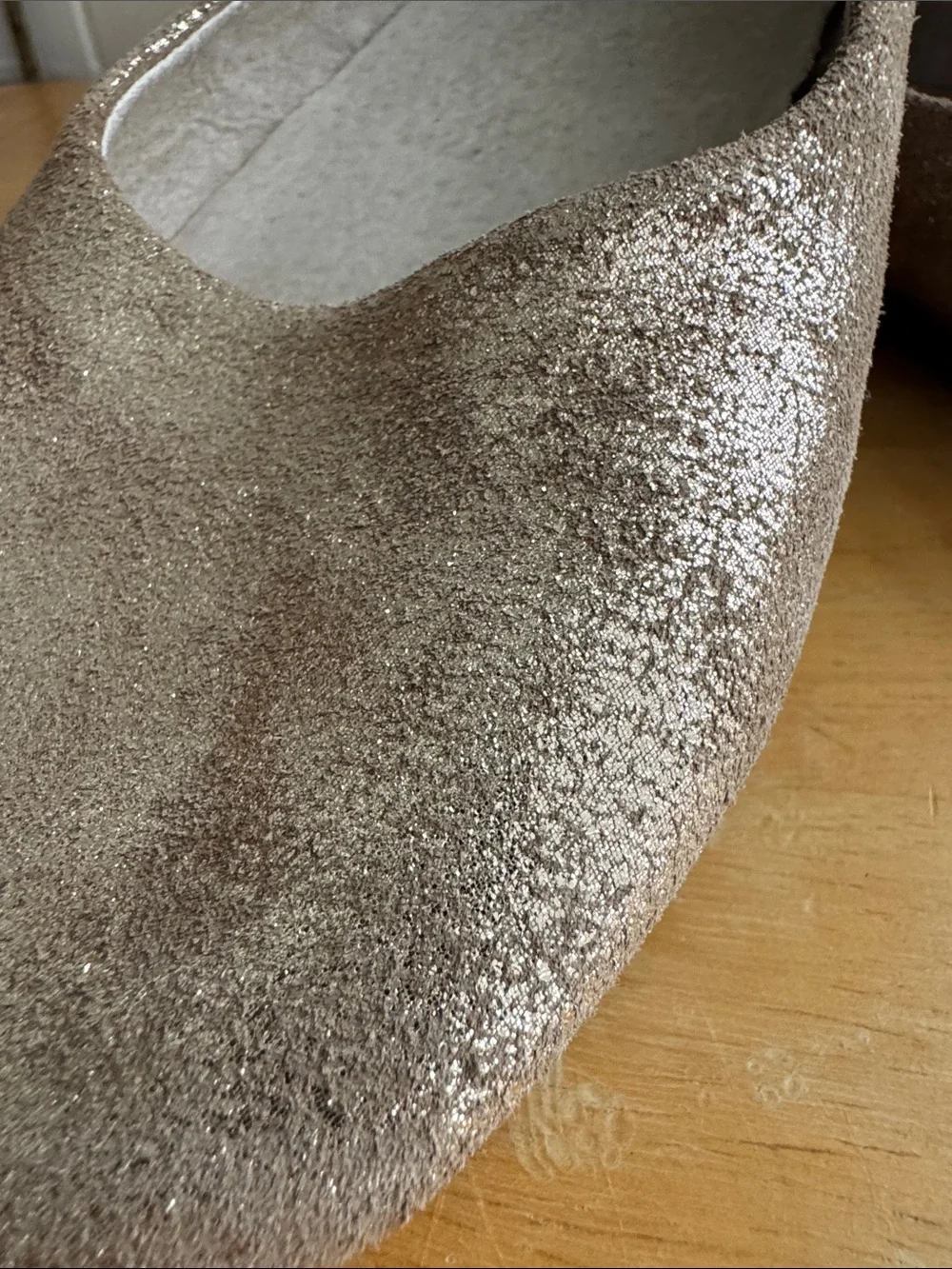 French Sole shimmery gold