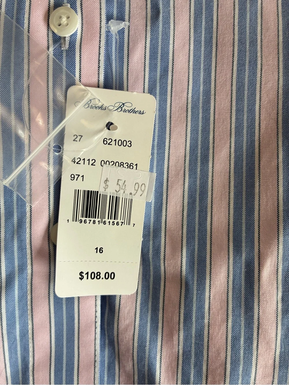 Brooks Brothers classic button