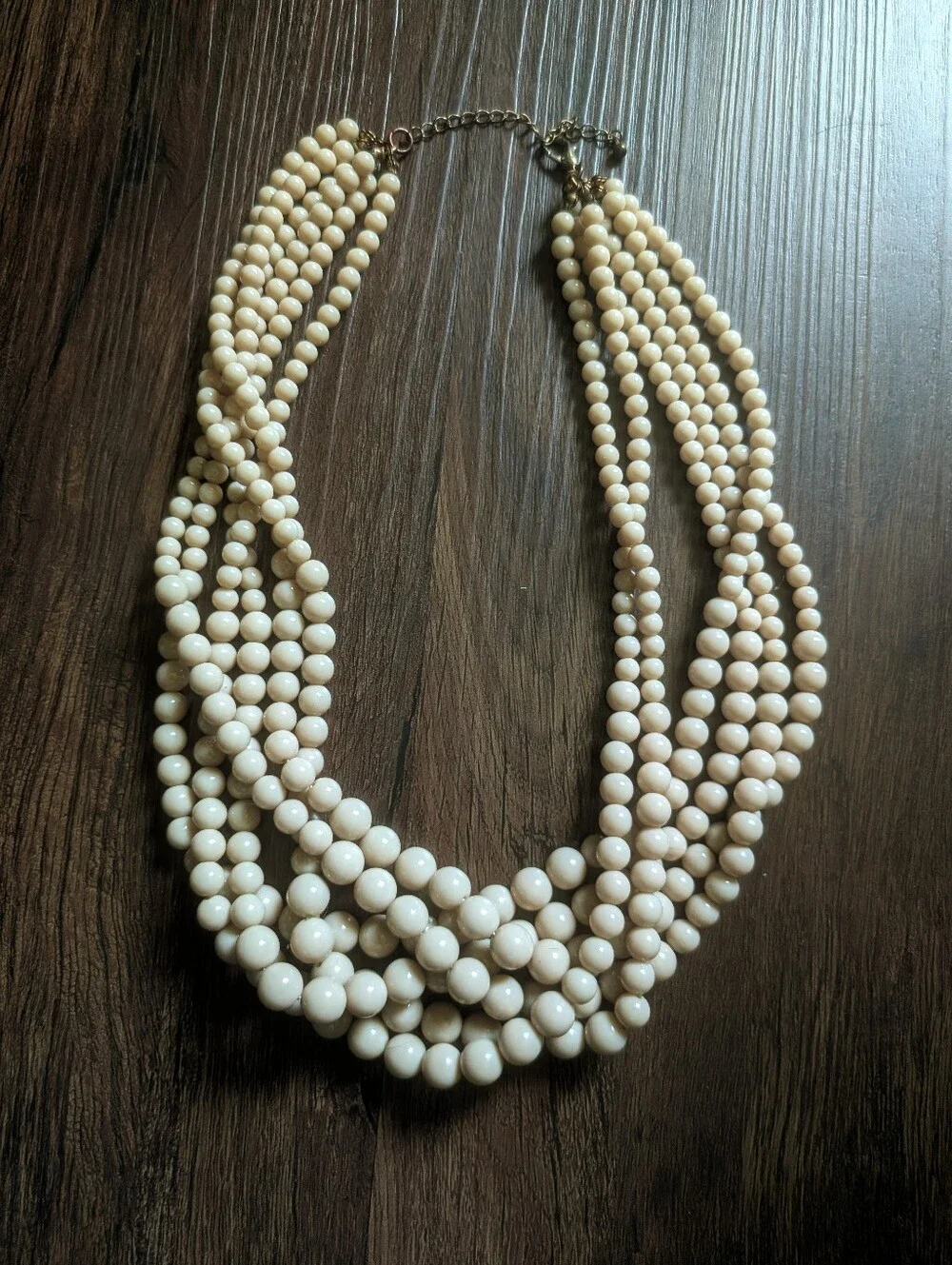 Vintage Costume Beaded Necklace