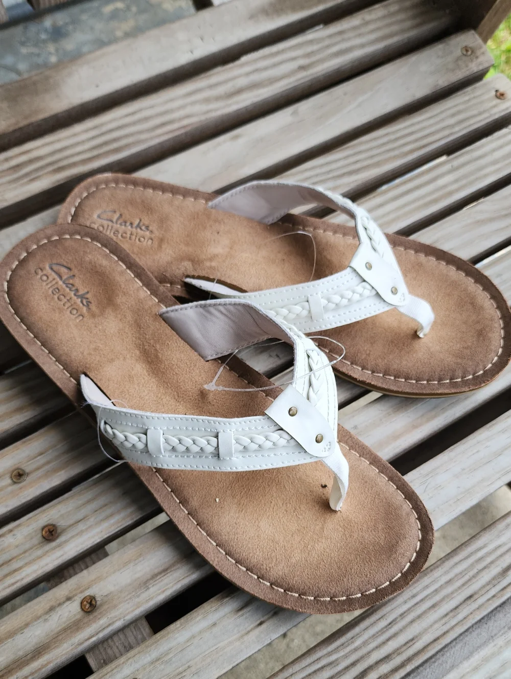 Clarks Collection Ladies Fenner Nerice Flip Flop Sandals