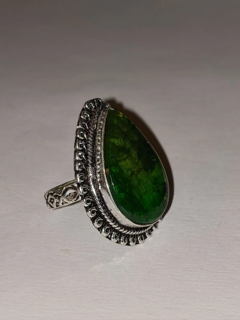 Handmade green labradorite