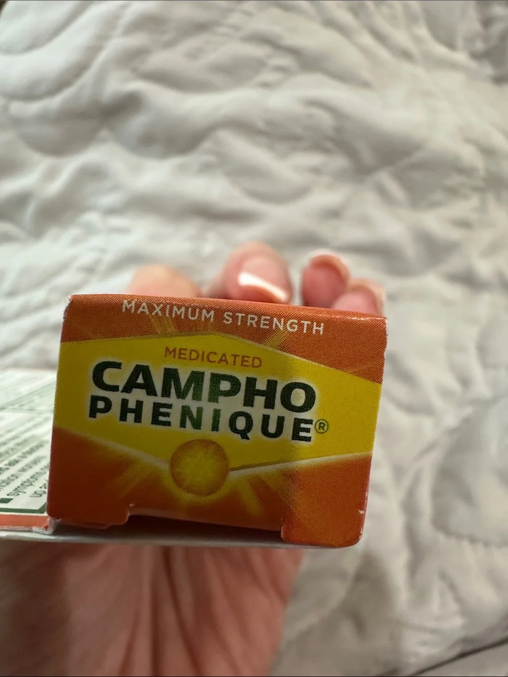 Campho Phenique preventing acting itching