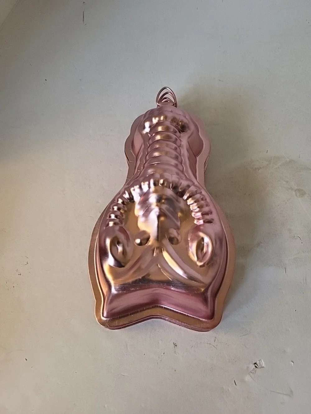 Vintage 60s-70s Rose Copper Clad Aluminum Lobster Molds - Set of 6