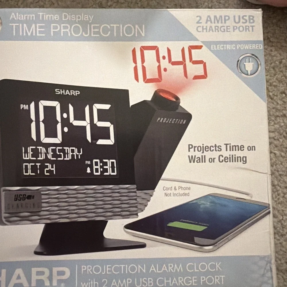 Sharp alarm clock