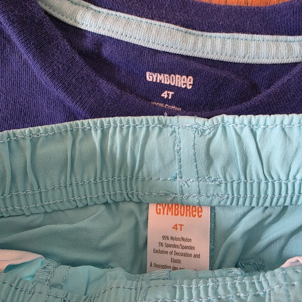 Gymboree set featuring