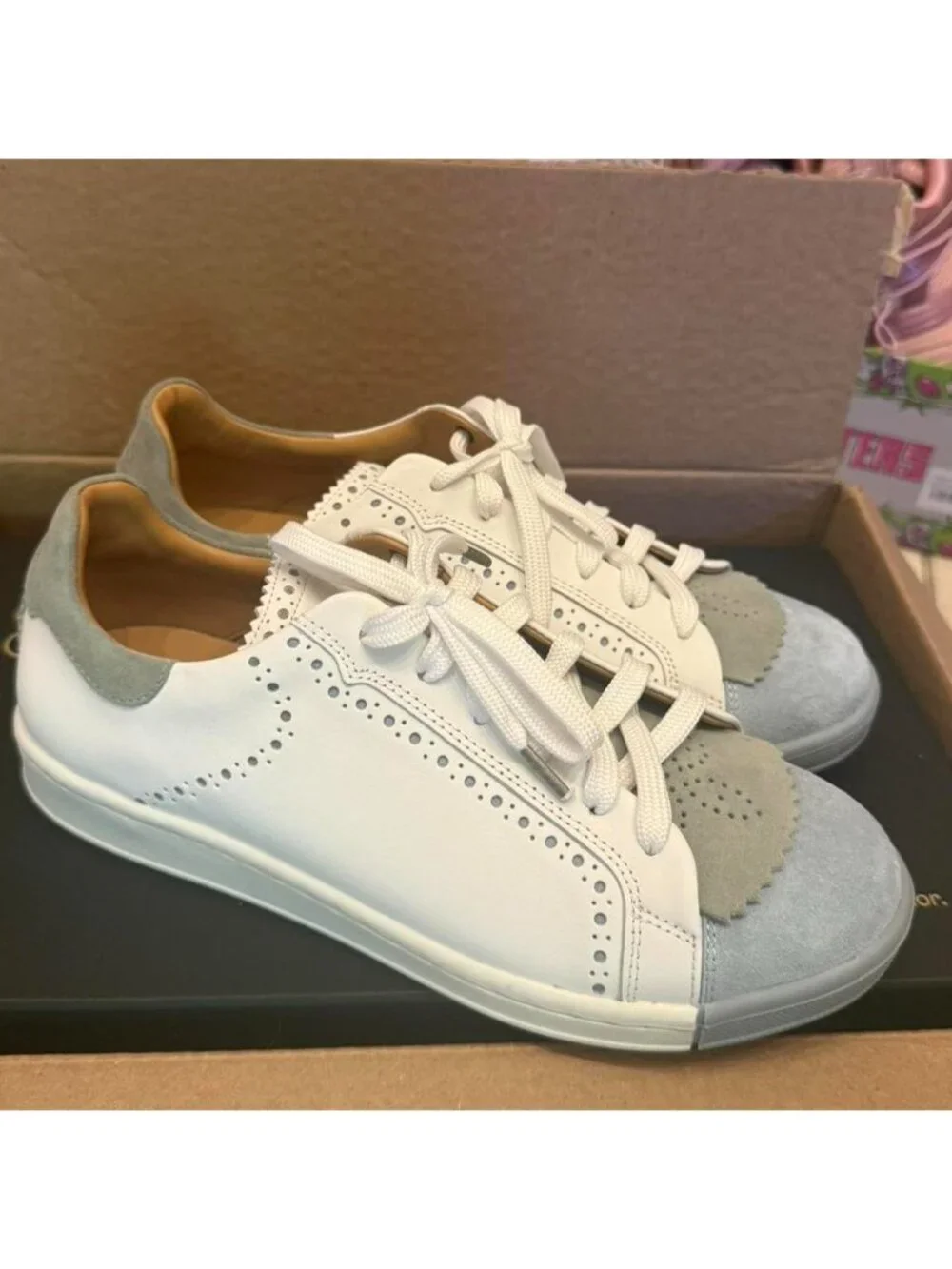 The Office of US  the Elliot sweet mint white sneakers sz 8 39 office of angela