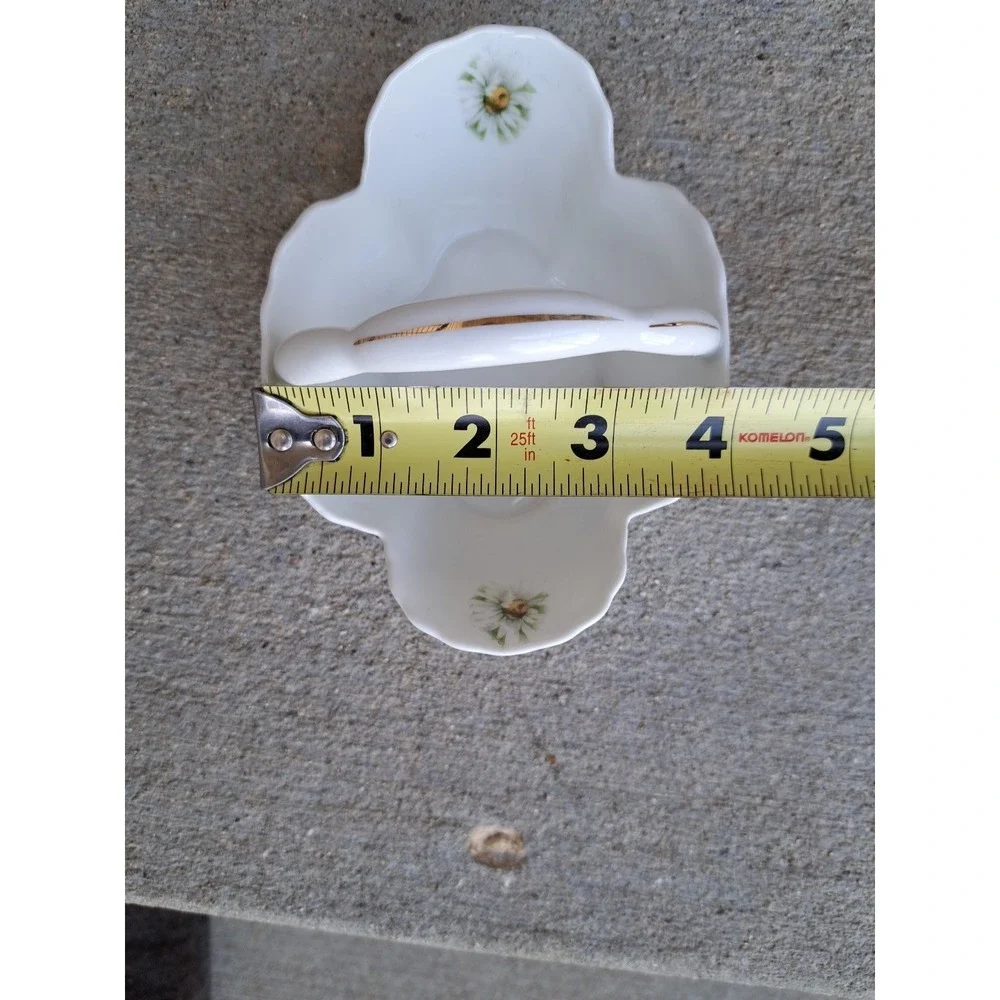Vintage Collectible Z. S & Co Bavaria Porcelain Flower Basket